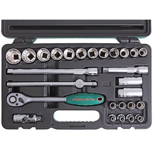 Set 27 piese Jonnesway tubulare 1/2" 8-32 mm