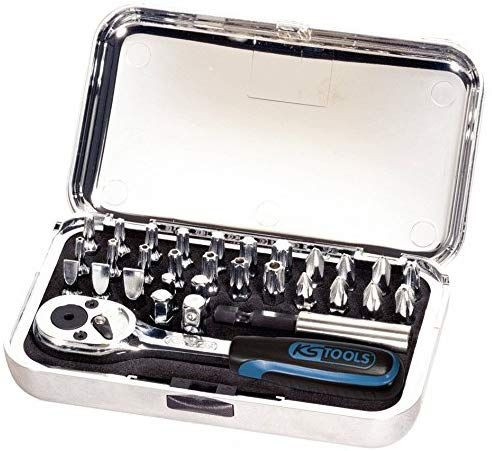 Set 31 piese KS TOOLS biti plus clichet 1/4"