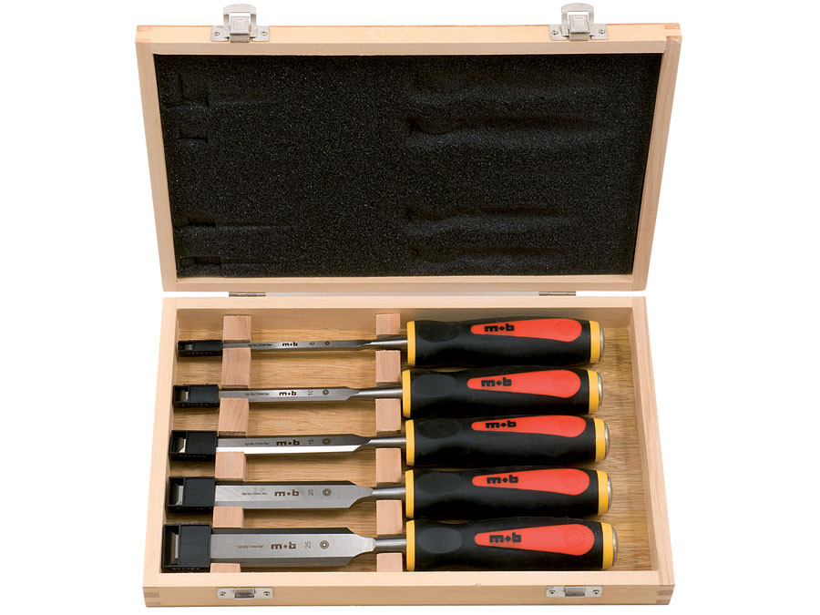 Set 5 dalti pentru strunjire in lemn MOB - 5 scule