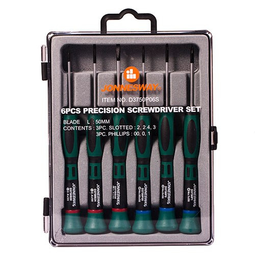Set 6 piese Jonnesway surubelnita de precizie PH00-PH1, 2-3mm