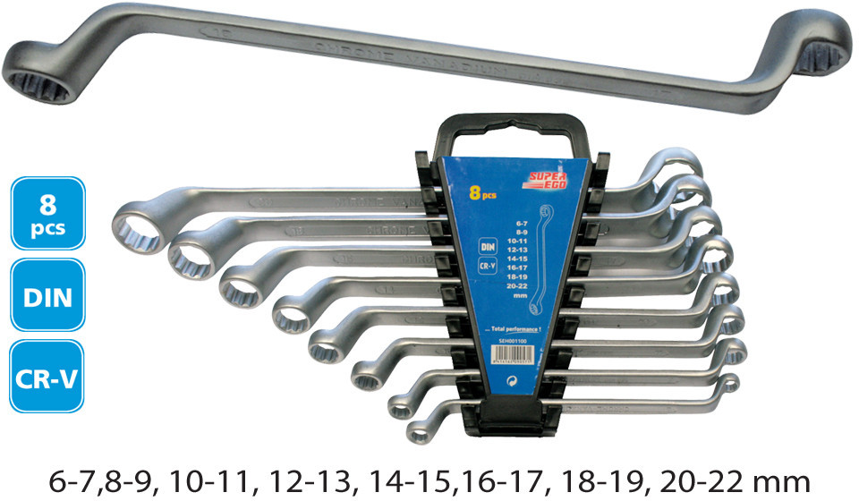 Set 8 chei inelare 6-22mm