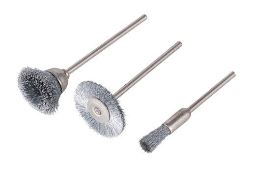 Set de 3 mini perii Wolfcraft 2114000