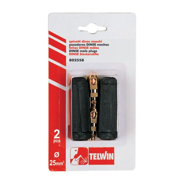 Set doua cuple rapide tata sudura Telwin 802559, DINSE DX 50 mm