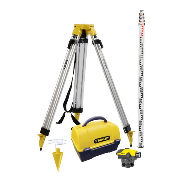 Set nivela optica Stanley AL24 GVP