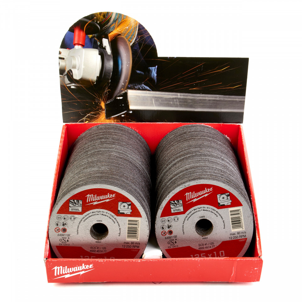Stand pentru tejghea (200 x discuri SCS 41 / 125) SCS 41 / 125 x 1 x 22 mm Contractor series - 200 buc