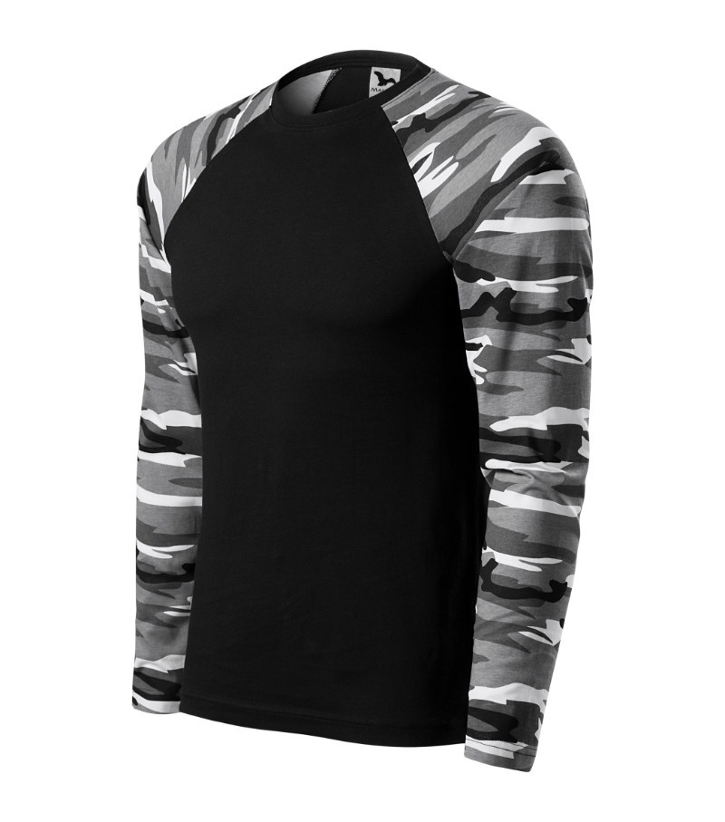 Tricou unisex, Camouflage LS, 160 g/m² 166