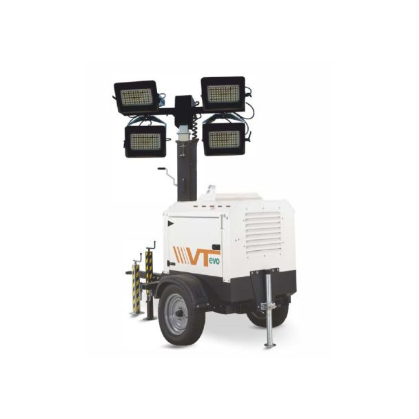 Turn de iluminat cu generator Generac LT VTevo P 402D 4x320W Led TL, inaltime catarg 8 m, 184000 lm, motor Kubota