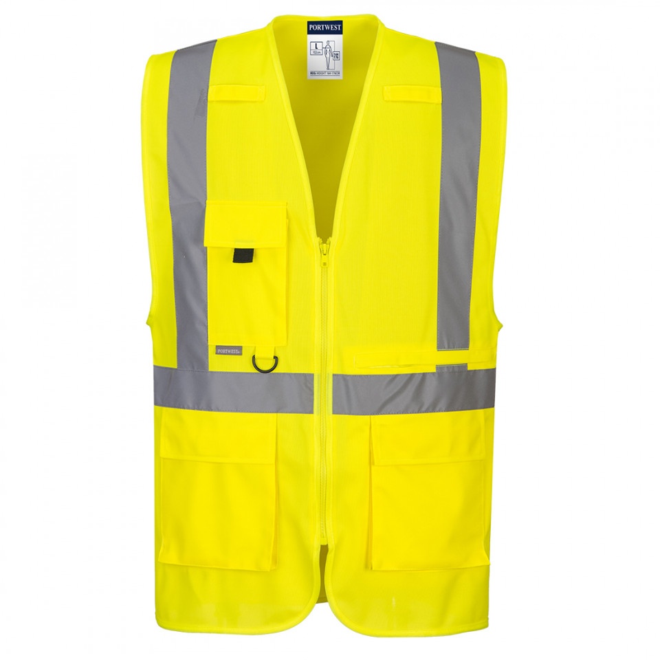 Vesta Hi-Vis Executive cu buzunar pentru tabletă C357