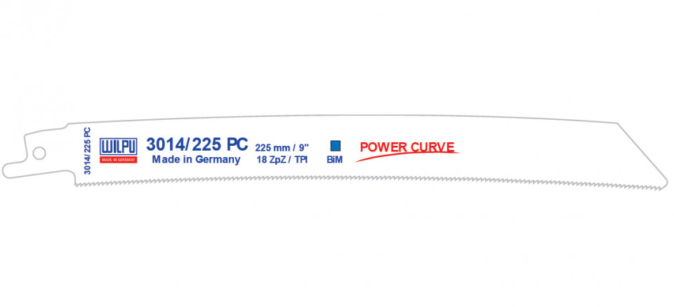 3014/225 PC Panza Bi-Metal pentru fierastrau sabie pentru metal / 5 bucati, DIM 225 x 19 x 0.9 mm