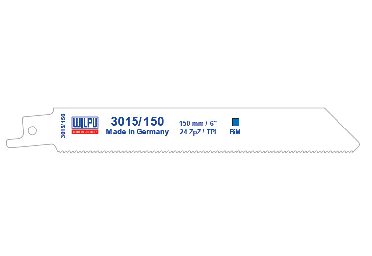 3015/150 Panza Bi-Metal pentru fierastrau sabie pentru metal / 5 bucati, DIM 150 x 19 x 0.9 mm