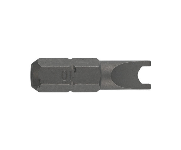 Bit STANDARD 1/4" DIN/ISO 1173 Forma C 6,3 profil Spanner,DIM SN 10, L 25