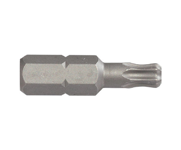 Bit STANDARD 1/4" DIN/ISO 1173 Forma C 6,3 profil Torx, L 25, DIM TX Ball 15