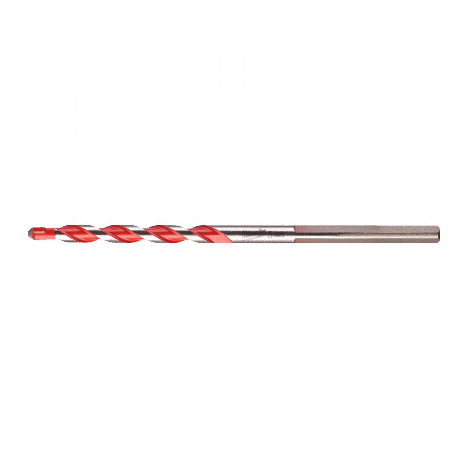 Burghie de beton premium - 3 tije plate Milwaukee (Lungime totală (mm): 90, Ø (mm): 4)