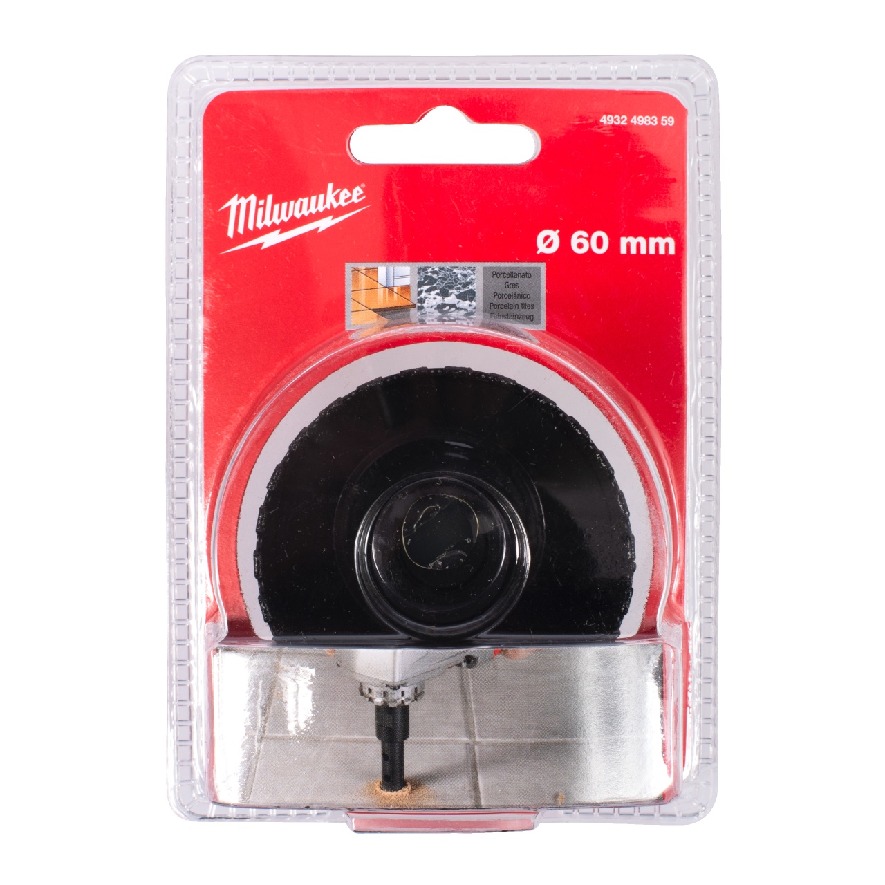 Burghiu ceramică M14 MILWAUKEE Diamond Max 60mm