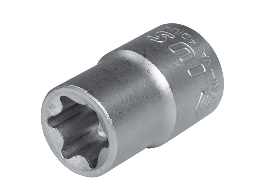 Cap cheie tubulara cu profil IUS Torx 1/2”, pe display - E20