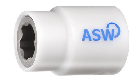 Cap cheie tubulara de impact cu manson si profil de protectie ASW CoverS 1/2", 16mm L38mm