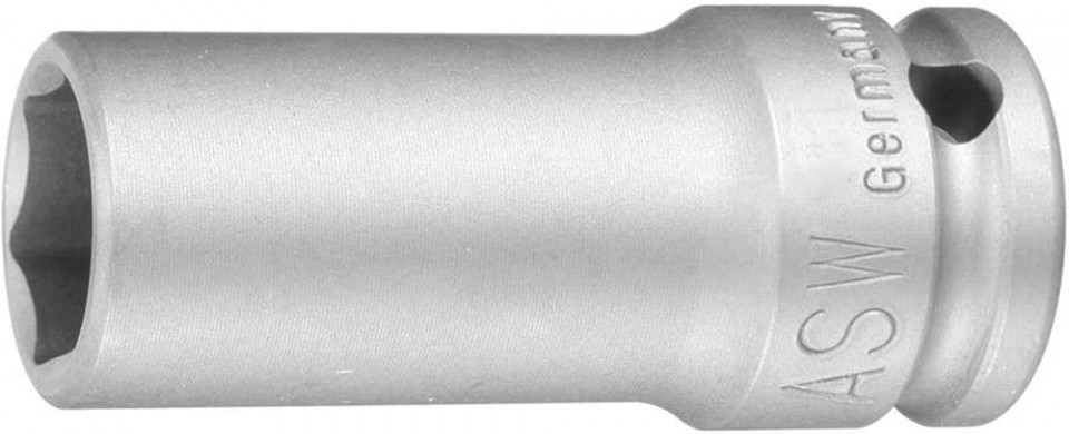Cap cheie tubulara de impact lunga ASW 3/8" 11mm L65mm