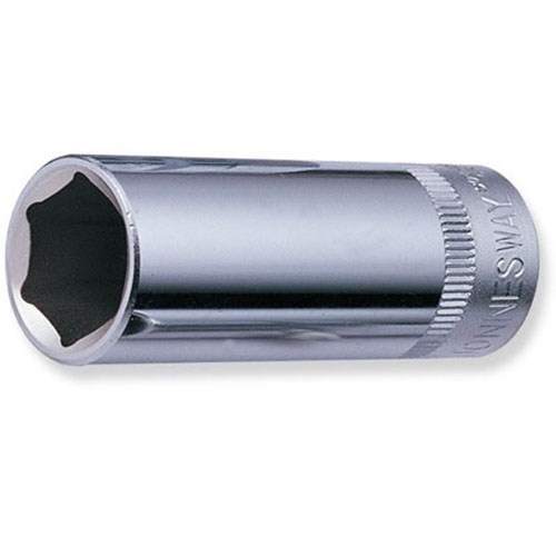 Cap cheie tubulara Jonnesway 1/2" 6 laturi prelungit 22mm