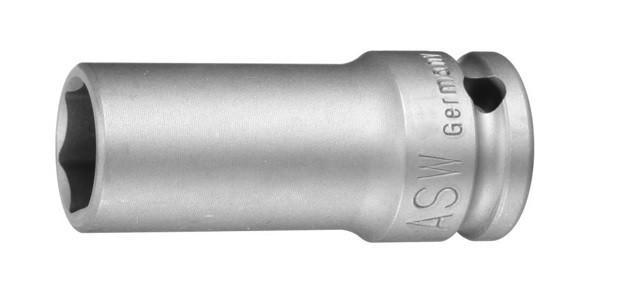 Cap cheie tubulara semilunga de impact ASW 1/2", 19mm L57mm