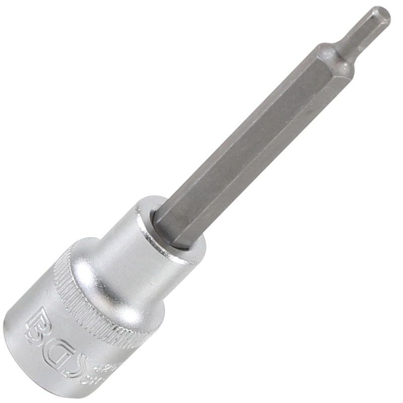 Capat cheie tubulara 1/2" cu varf imbus, 4 mm, lungime 100 mm
