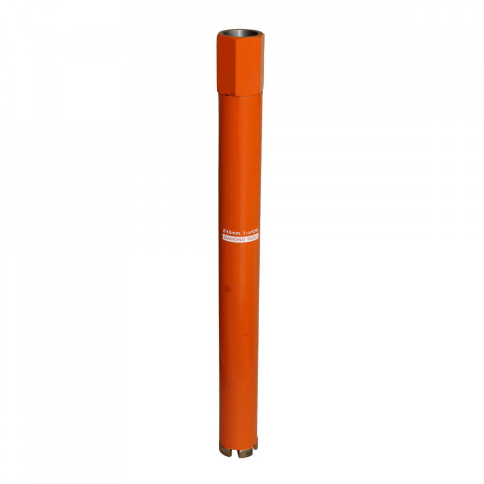 Carota diamantata 42×400 mm, prindere 1 ¼” UNC