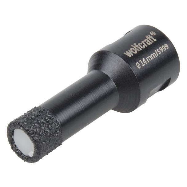 Carota diamantata "Ceramic" Wolfcraft 5999000, D 14 mm, lungime 45 mm