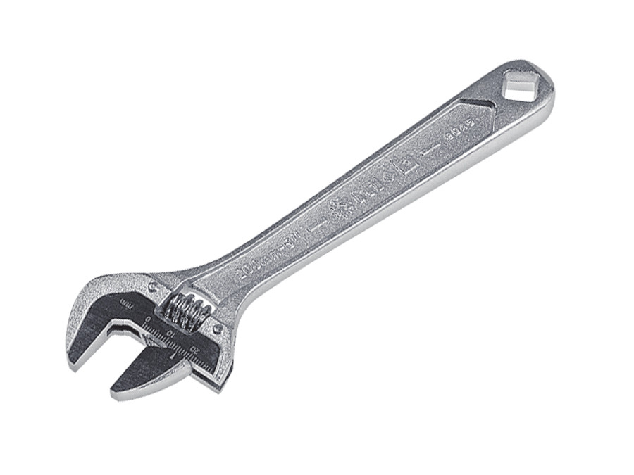 Cheie reglabila cu rola MOB HEAVY DUTY, cromata, pe display - 24,5 mm