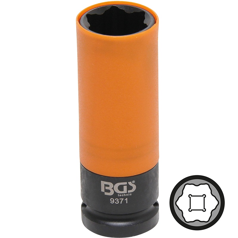 Cheie tubulara de impact cu protectie 1/2", 21 mm pentru Hyundai i30, Tucson & Kia