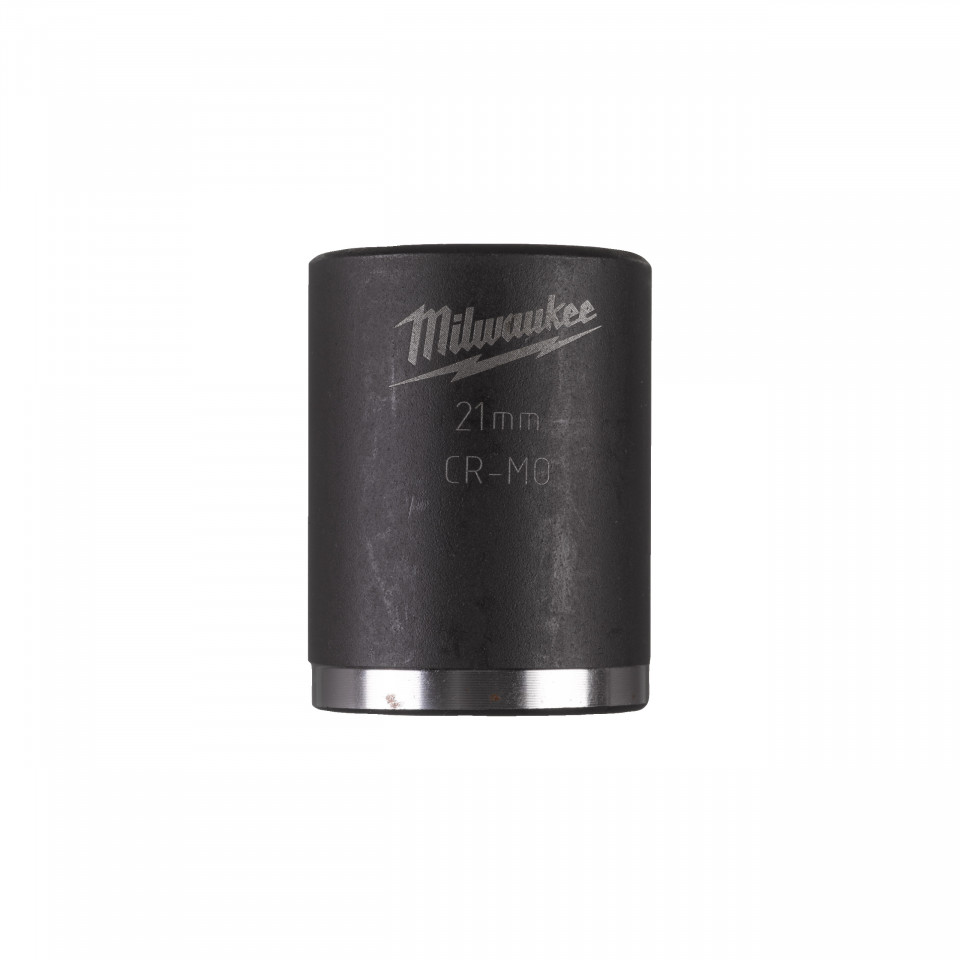 Cheie tubulară de impact MILWAUKEE ShW 3/8, scurtă 21mm L32mm