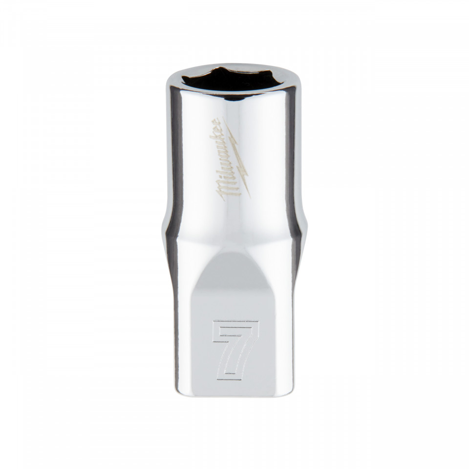 Cheie tubulară Milwaukee 1/4, sistem metric, scurtă - 7mm