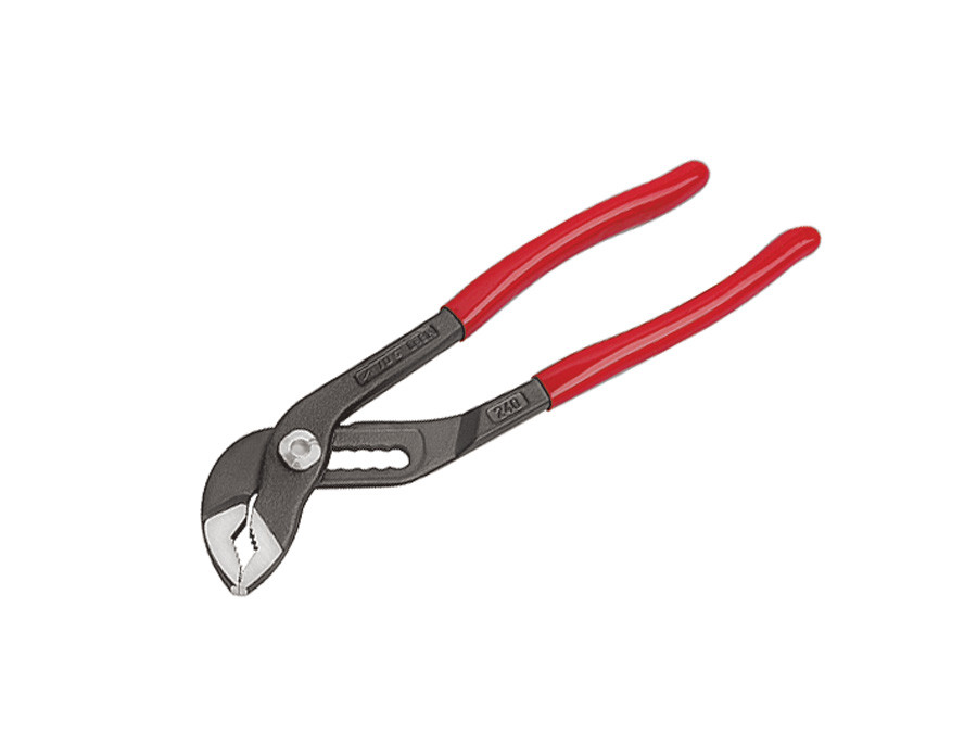 Cleste reglabil IUS pentru tevi, articulatie suprapusa, manson PVC - 240 mm
