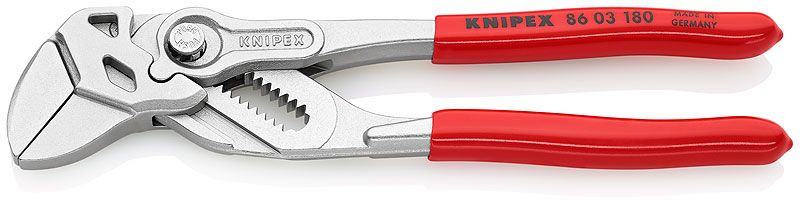 Cleștele-cheie KNIPEX, clește și cheie într-o singură unealtă, 180 mm