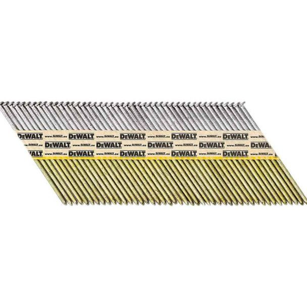 Cuie cu cap D Dewalt DNPT3190G12Z, cu banda, 90 mm, G12, 2200 bucati/cutie