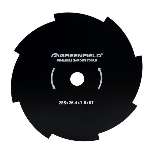 Cutit motocoasa cu 8 dinti GreenfieldGA-DISC_8T, 255x2.0x25.4 mm