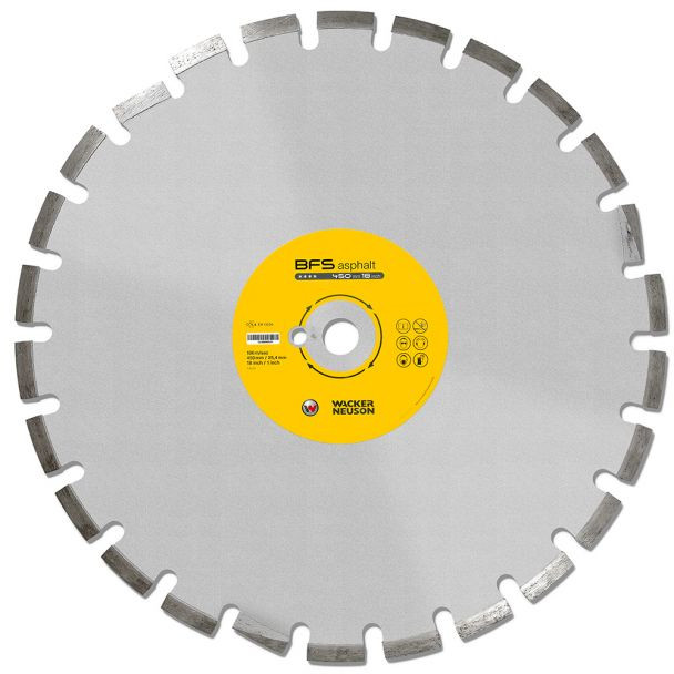Disc diamantat pentru asfalt Wacker Neuson BFS ASFALT 450, 450x25.4x12 mm