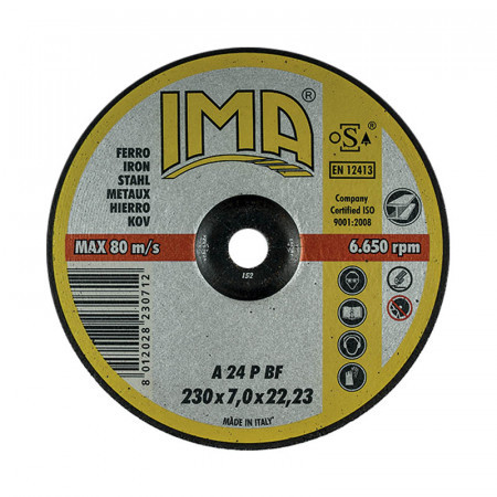 Disc polizat metal IMA125x6.4 mm