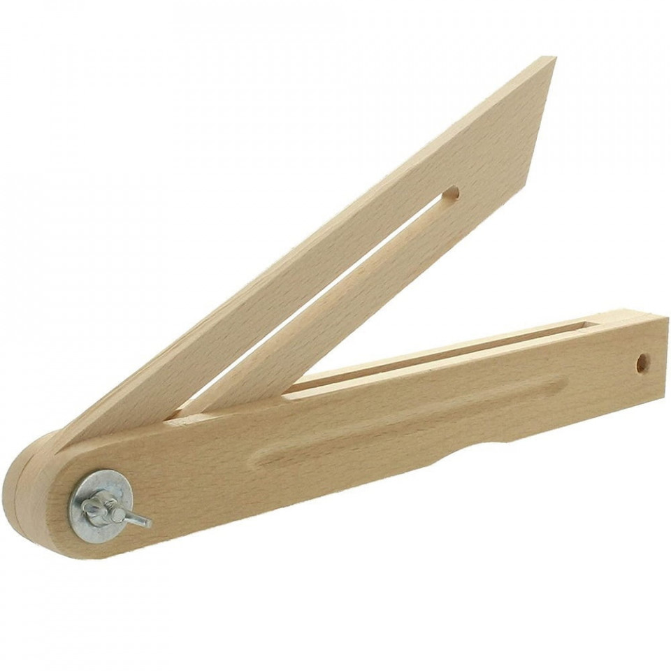 Echere reglabile din lemn de fag - 50 cm