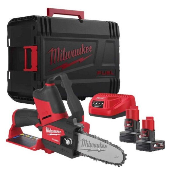 Fierăstrău cu lanț M12 FUEL™ HATCHET™ Milwaukee M12 FHS-602X, alimentare cu acumulator - echipat