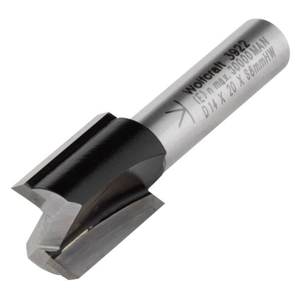 Freza pentru nuturi Wolfcraft 3922000, 14x20 mm, tija 8 mm