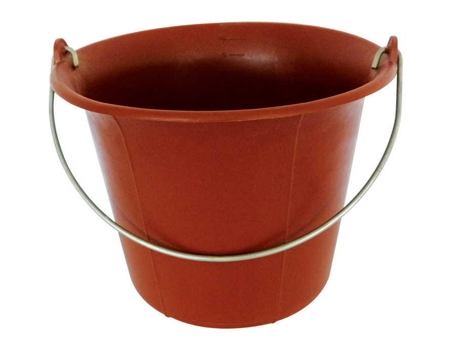 Galeti constructor din PVC rosu, cu maner - 11L (6,3)