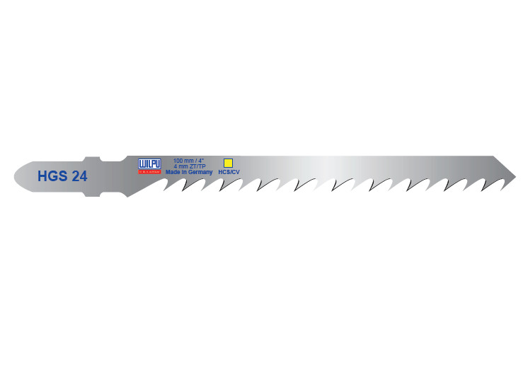 HGS 24 Panza HCS/CV pentru fierastrau vertical, prindere T, pentru lemn / 2 bucati, DIM 100 x 6.5 x 1.27 mm