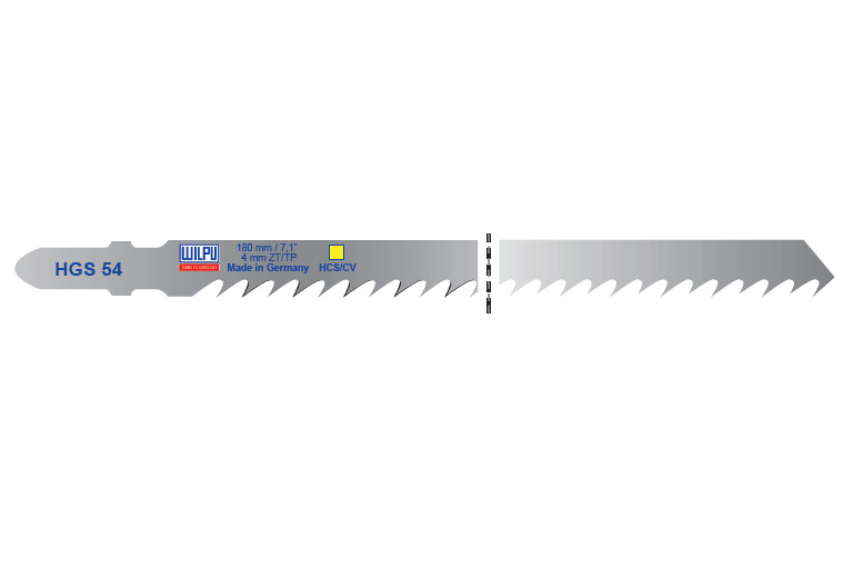 HGS 54 Panza HCS/CV pentru fierastrau vertical, prindere T, pentru lemn / 5 bucati, DIM 180 x 7.8 x 1.27 mm