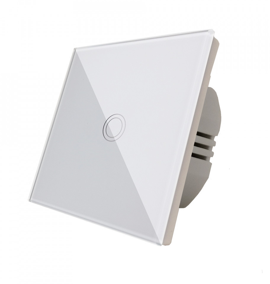 Intrerupator touch cap scara alb