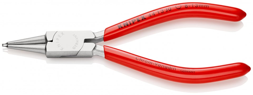 KNIPEX 44 13 J0 clește pentru inele de siguranță pentru inele interioare cu alezaje acoperite cu plastic cromat 140 mm