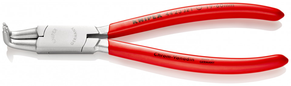 KNIPEX 44 23 J21 clește pentru inele de siguranță pentru inele interioare cu alezaje acoperite cu plastic cromat 170 mm
