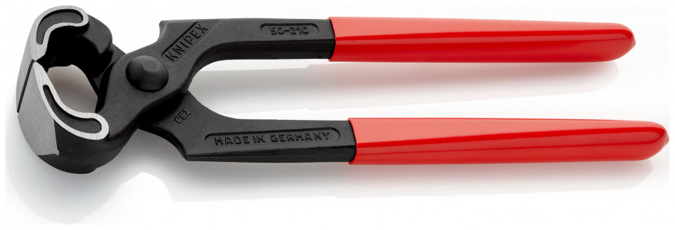 KNIPEX 50 01 210 Clește pentru cuie acoperite cu plastic vopsit negru 210 mm