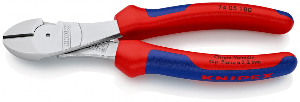 KNIPEX 74 05 180 Șfic de forță cu manşoane multicomponent cromat 180 mm