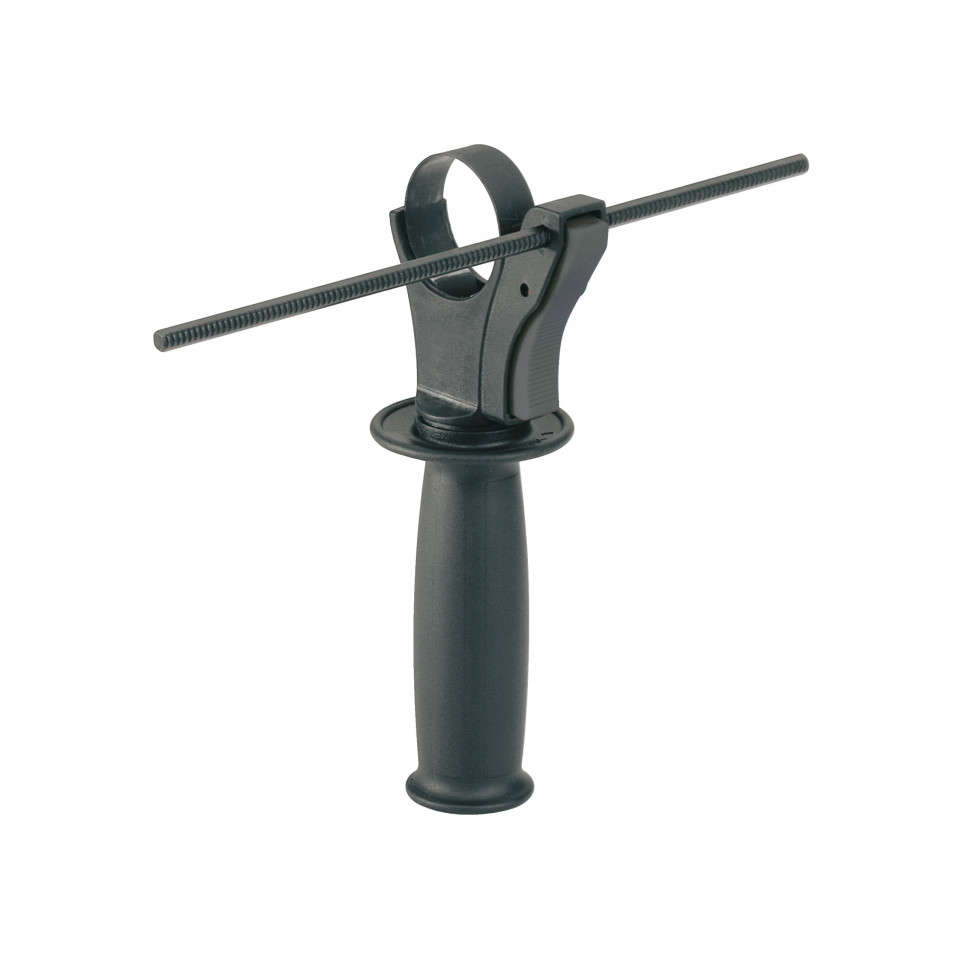 Mâner lateral cu limitator de adâncime pentru toate mașinile de găurit cu sau fără percuție cu diametru al gâtului de 43 mm