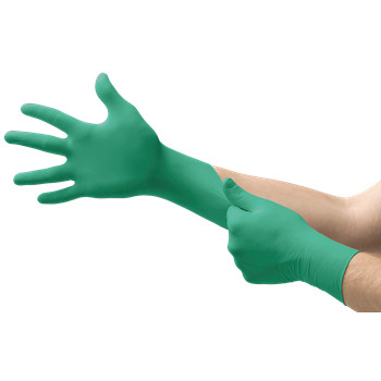 Manusi din nitril nepudrate Ansell TOUCHNTUFF 92-600, unica folosinta, 100 buc