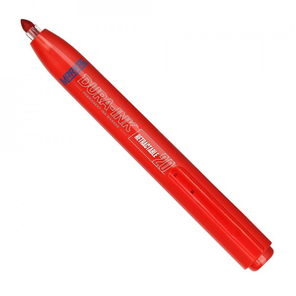 Marker cu cerneală permanentă, DURA-INK 20, rosu